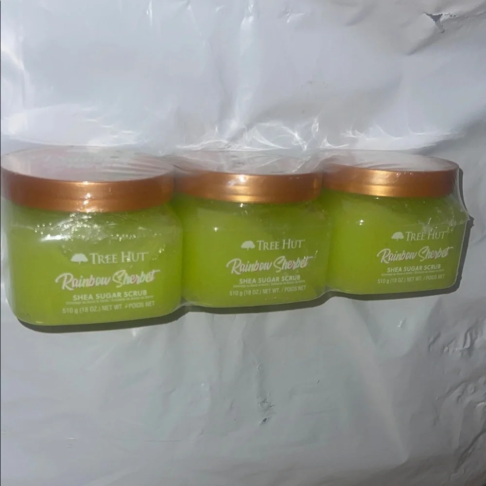 Tree Hut Rainbow Sherbet Shea Sugar Scrub Trio 3X